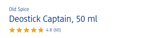 Sáp Khử Mùi Nam Old Spice Captain Bravery & Bergamot 50ml