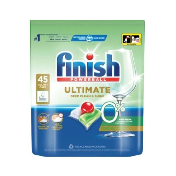 Viên Rửa Chén Bát Finish Hữu Cơ Ultimate Eco