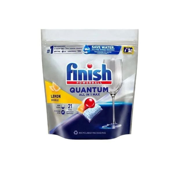 Viên Rửa Chén Bát Finish Quantum All in 1 Max