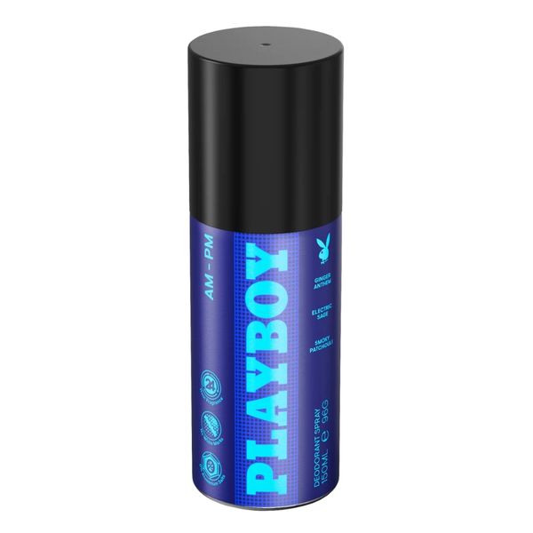 Xịt khử mùi hương nước hoa nam Playboy Deospray AM to PM