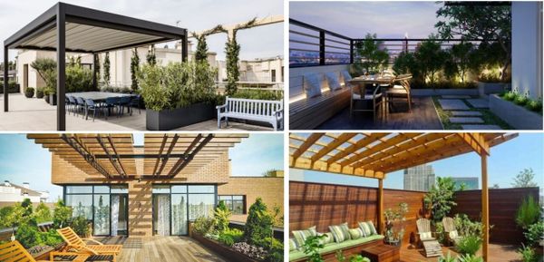 Thiết kế nhà vườn ở ban công hoặc sân thượng