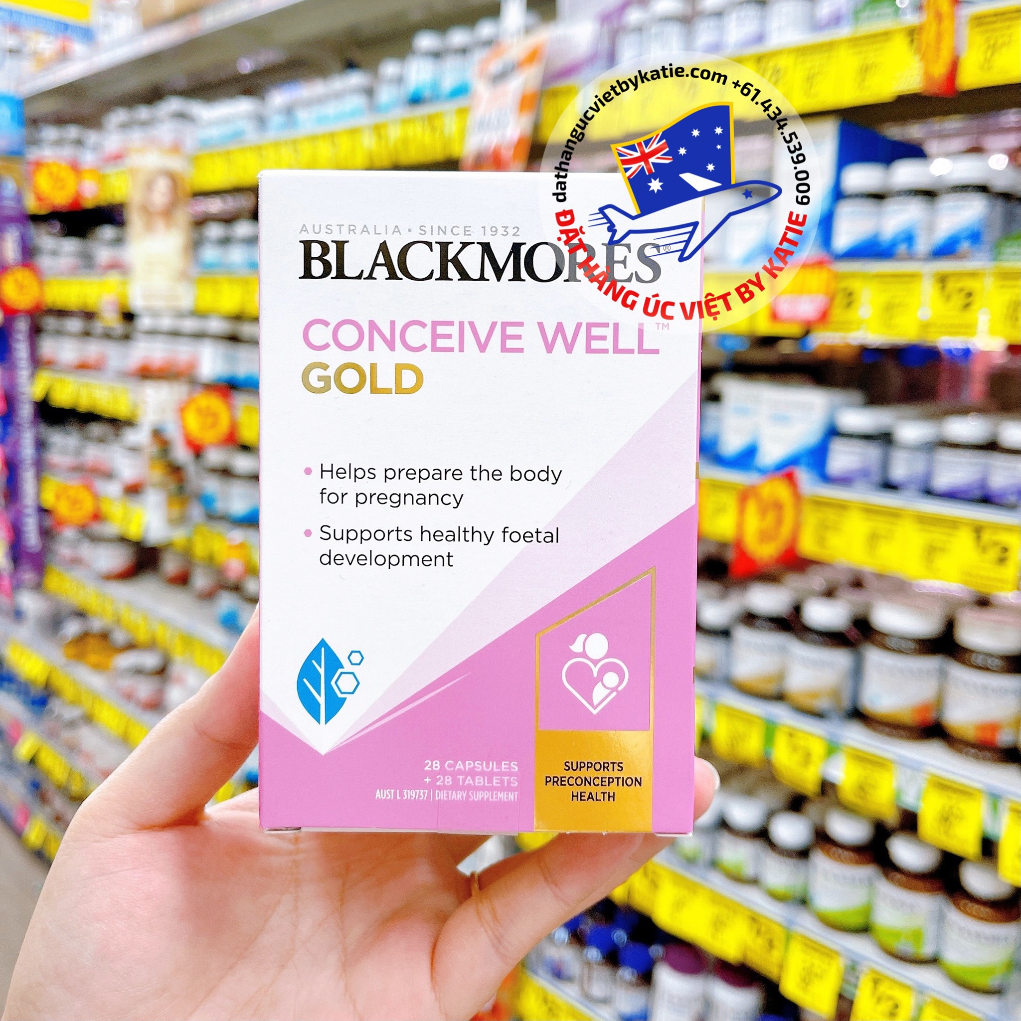 Bill mua Blackmores Conceive Well Gold 12/2023