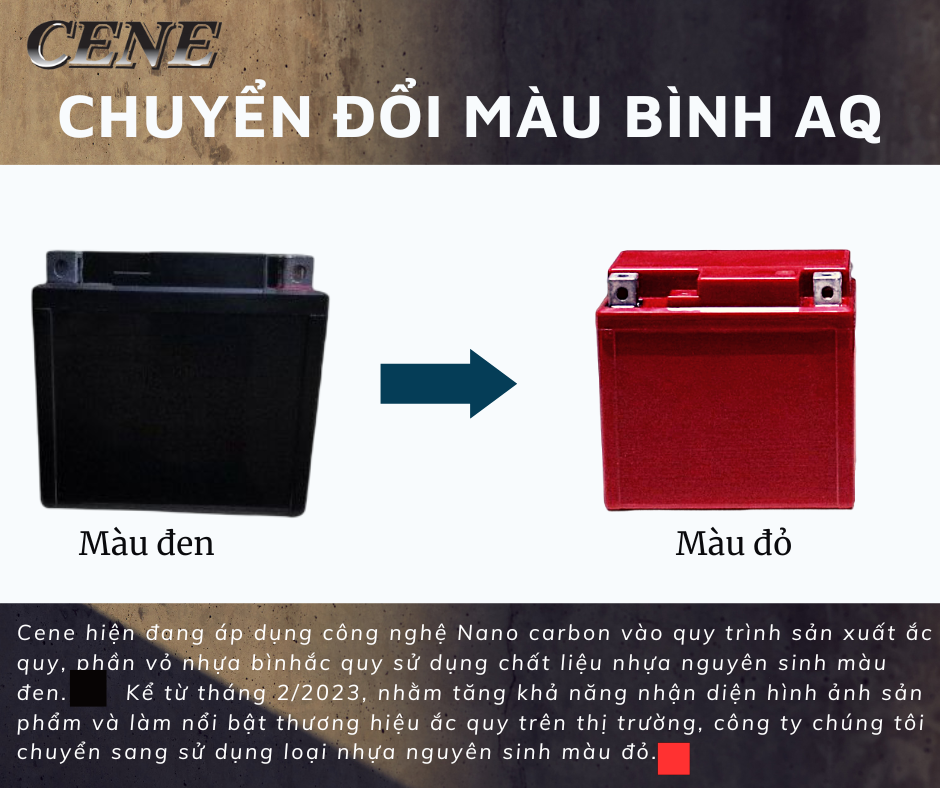 CENE SỬ DỤNG SONG SONG VÀ CHUYỂN ĐỔI MÀU VỎ NHỰA BÌNH ẮC QUY