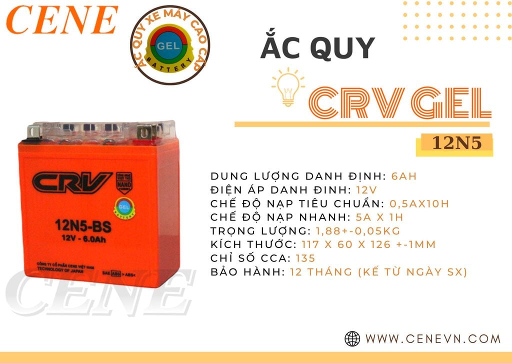 Ý nghĩa thông số kỹ thuật trên Ắc quy