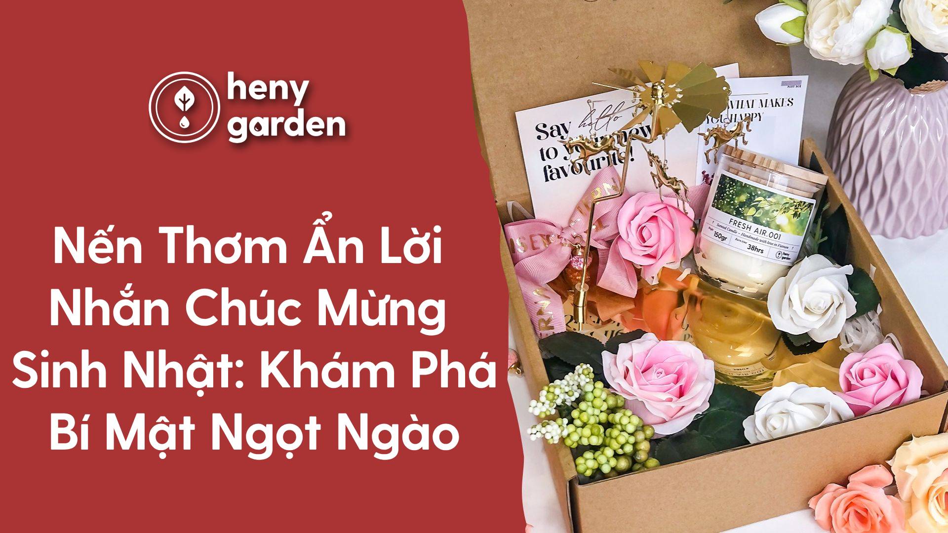 Nến Thơm Ẩn Lời Nhắn Chúc Mừng Sinh Nhật: Khám Phá Bí Mật Ngọt Ngào