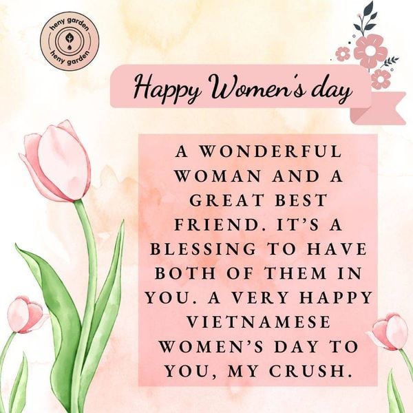 mẫu lời chúc 20/10 crush bằng tiếng anh gây ấn tượng