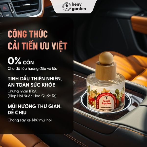 xem kĩ thành phần tại các cửa hàng bán nước hoa ô tô