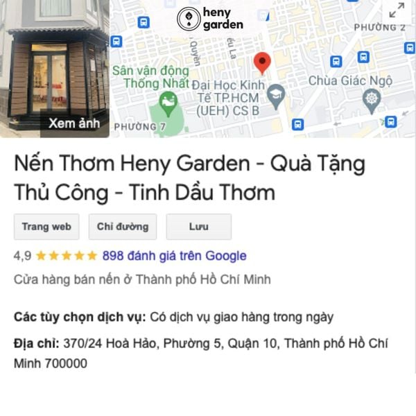 review cửa hàng bán nước hoa ô tô
