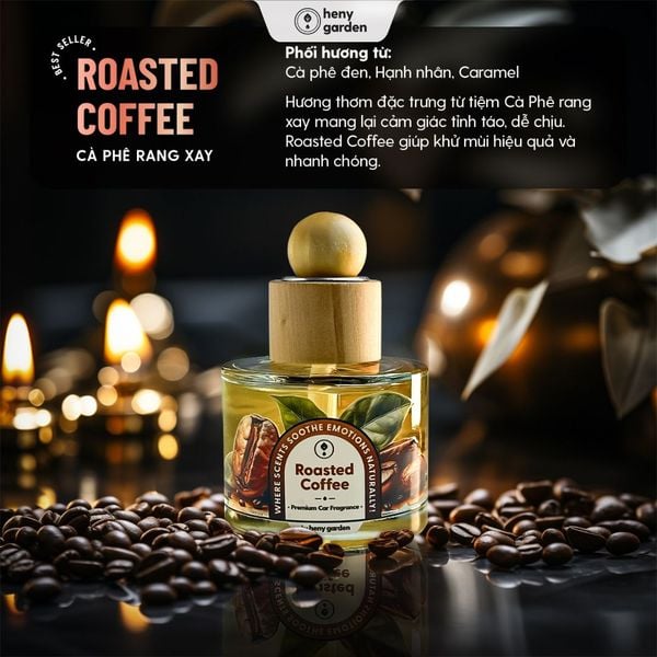 nước hoa ô tô chính hãng mùi cafe