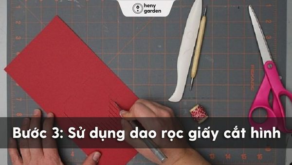 Cách làm thiệp 20/11 hình nổi 3D ấn tượng bước 3