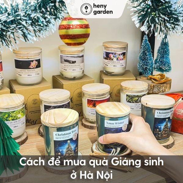 Cách để mua quà giáng sinh online tại Heny Garden