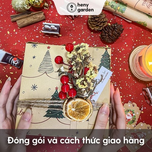 Đóng gói và cách thức giao hàng khi mua quà giáng sinh trực tuyến