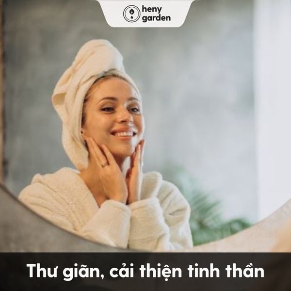 ngâm chân thư giãn, cải thiện tinh thần