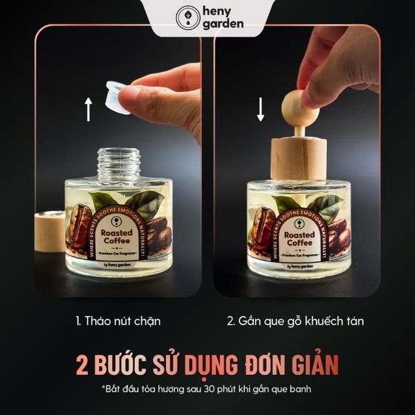 cách sử dụng nước hoa ô tô hương đào