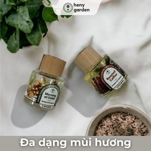 Dòng tinh dầu nước hoa ô tô đa dạng mùi hương cho bạn lựa chọn