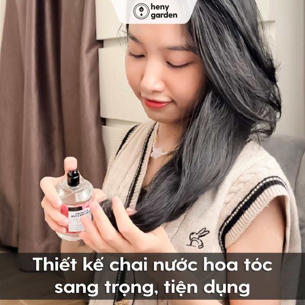thiết kế nước hoa tóc thơm nhất sang trọng, tiện dụng