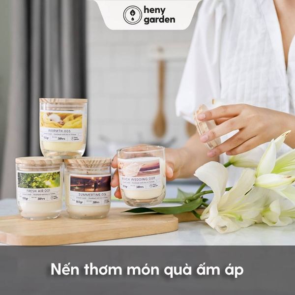 Nến thơm để làm món quà tặng 20/10 cho vợ ấm áp cho vợ