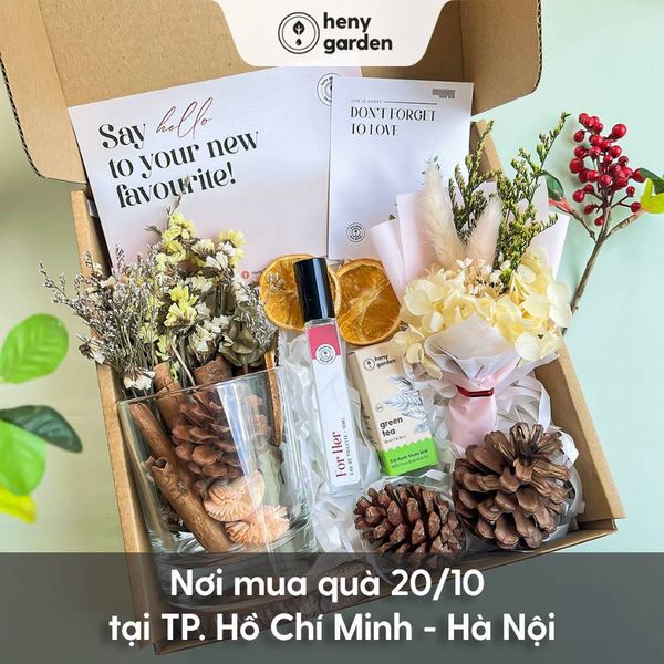 Địa chỉ mua quà 20/10 cho vợ tại  TP. Hồ Chí Minh - Hà Nội