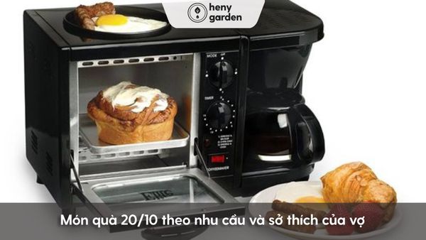 Mua quà 20/10 tặng vợ dựa trên nhu cầu và sở thích