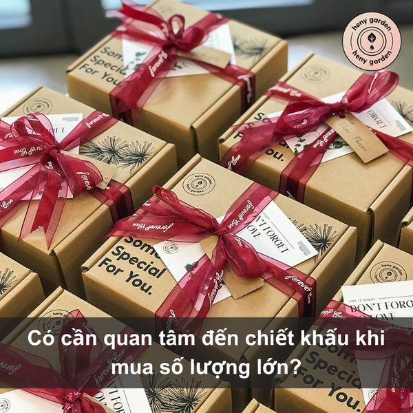 Quan tâm đến chiết khấu khi mua số lượng lớn