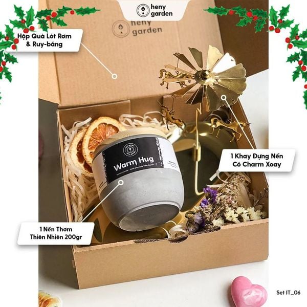 tặng set nến Into You làm quà noel cho người yêu nữ