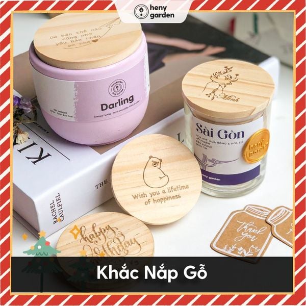 khắc nắp gỗ làm quà noel cho người yêu nữ