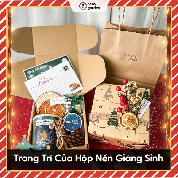 tặng nến thơm làm quà giáng sinh cho người yêu nữ