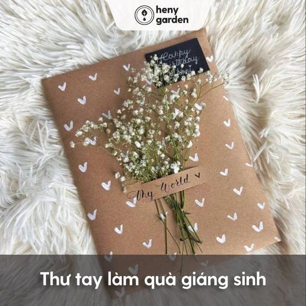 Quà giáng sinh cho người yêu ở xa bằng thư tay