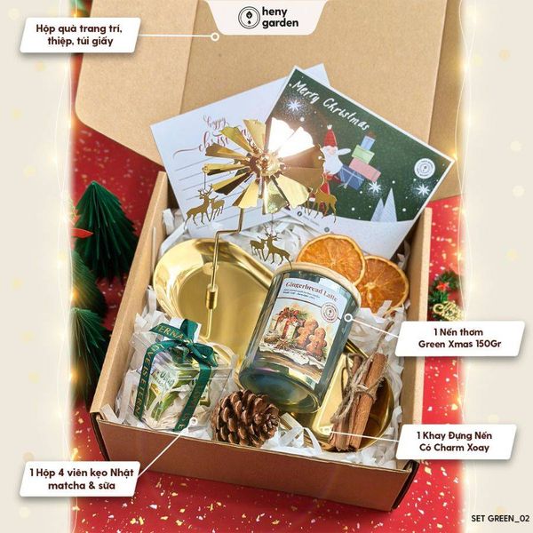 set quà noel tặng vợ mã green xmas_02