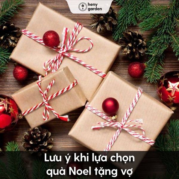 3 điều cần lưu ý khi mua quà noel tặng vợ