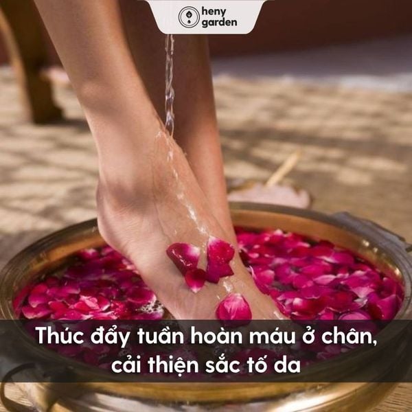 tác dụng của việc ngâm chân cải thiện sắc tố da