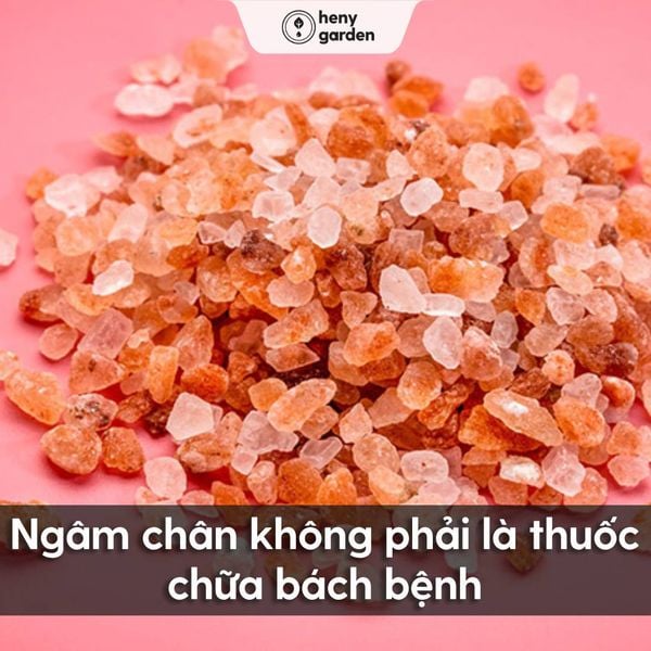 tác dụng của ngâm chân không chữa bách bệnh