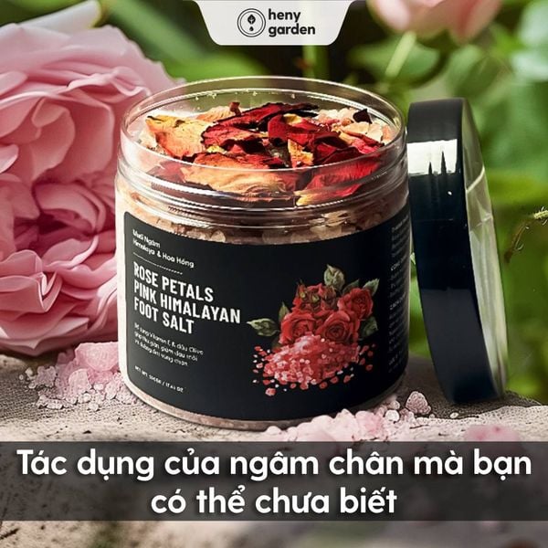 các tác dụng của ngâm chân