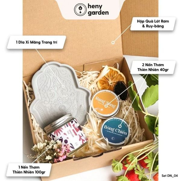 Set quà tặng nến thơm DAY & NIGHT kèm thiệp 20 tháng 10