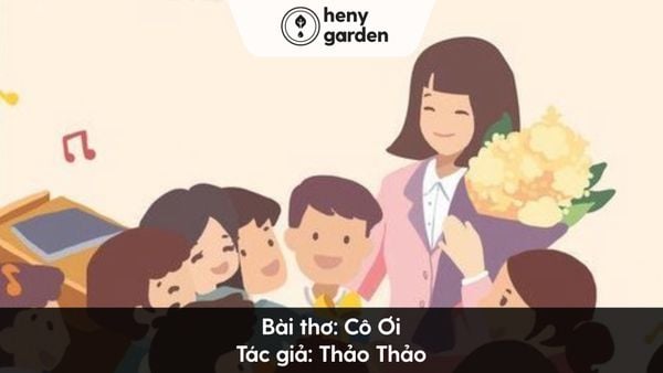 thơ 20/11 tặng cô giáo