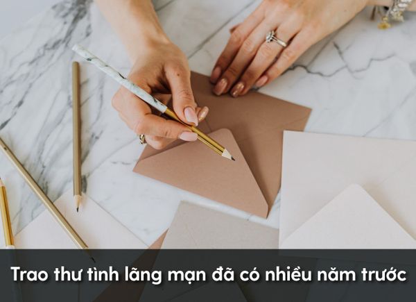 Trao thư tình lãng mạn cho người yêu ngày Valentine