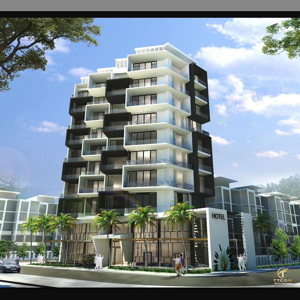 Concept toà nhà khách sạn 5 sao, Tp. Quy Nhơn, Tỉnh Bình Định