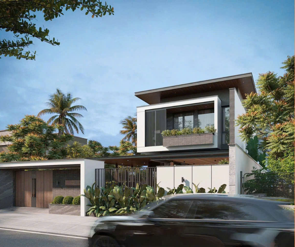 HOÀN THÀNH ƯỚC MƠ CỦA VỢ - CĂN VILLA PHONG CÁCH HIỆN ĐẠI ĐẸP NHƯ MƠ