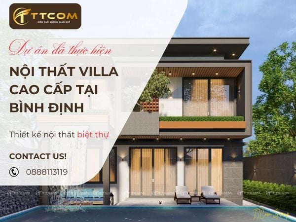 HOÀN THIỆN NỘI THẤT VILLA CAO CẤP TẠI BÌNH ĐỊNH