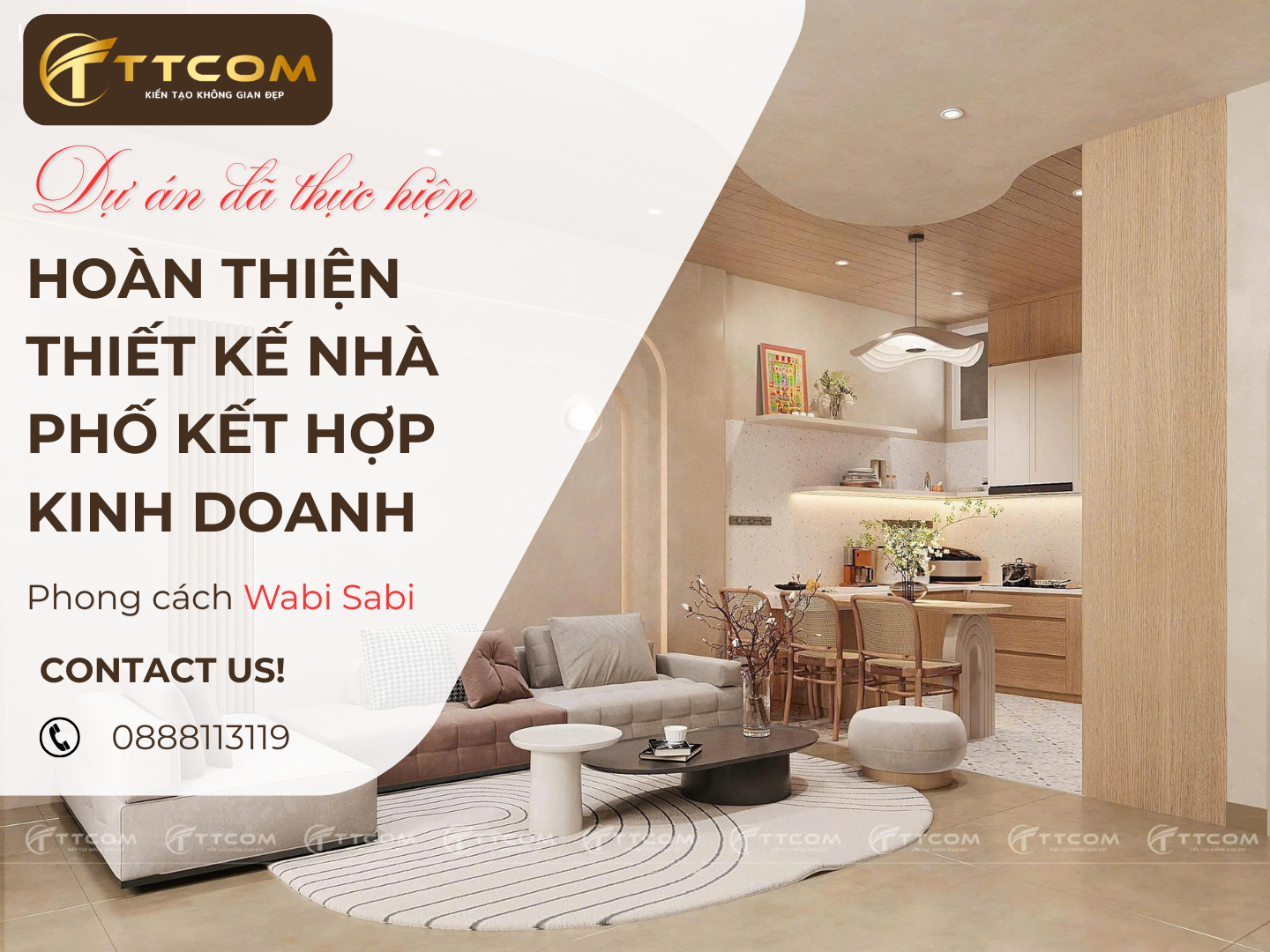 Thiết Kế Nhà Phố Phong Cách Wabi-sabi – Mộc Mạc, Tinh Tế