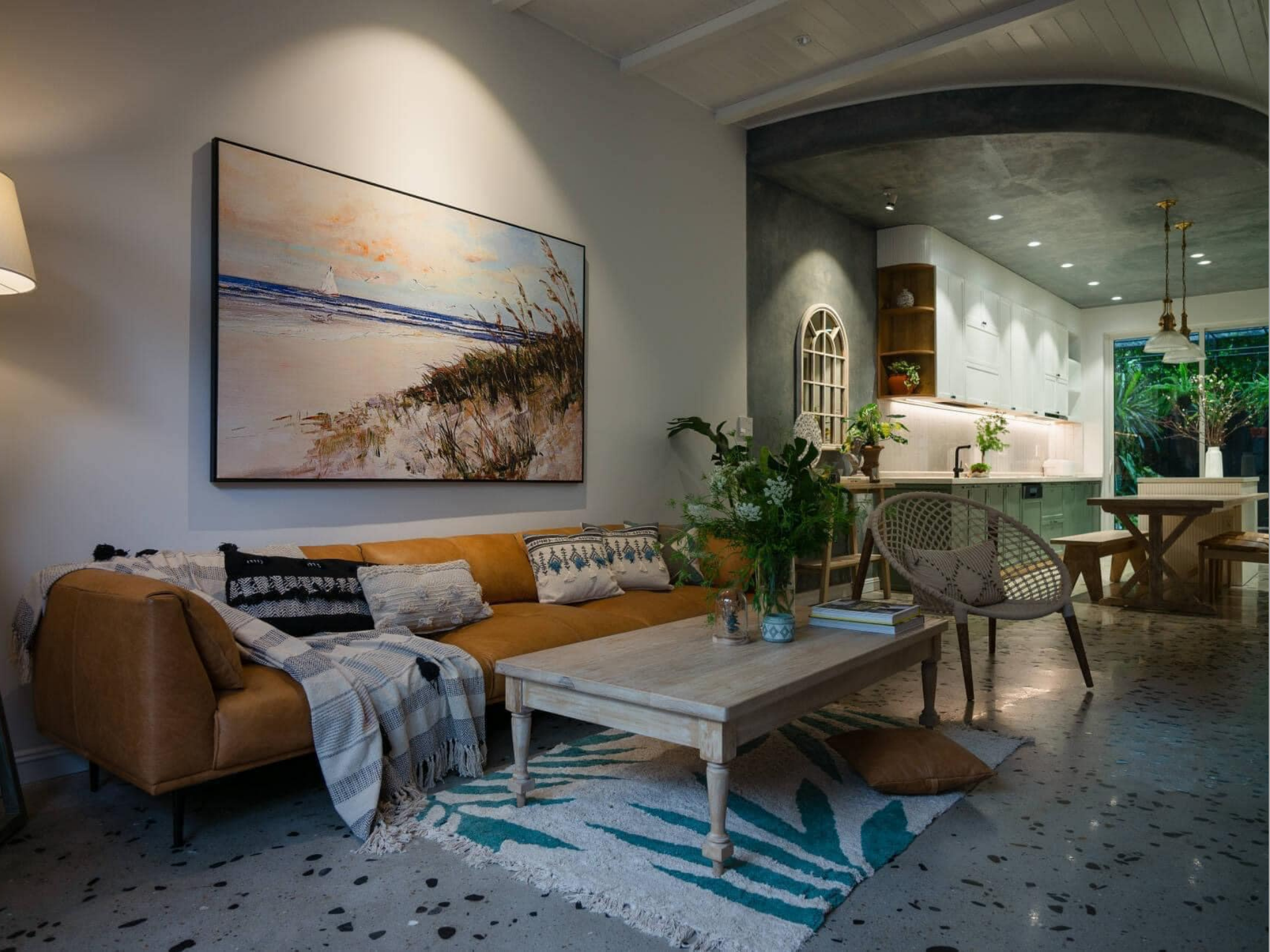 CĂN NHÀ PHỐ ĐƯỢC THIẾT KẾ THEO PHONG CÁCH RUSTIC: HÒA QUYỆN CẢM GIÁC MỘC MẠC VÀ HIỆN ĐẠI