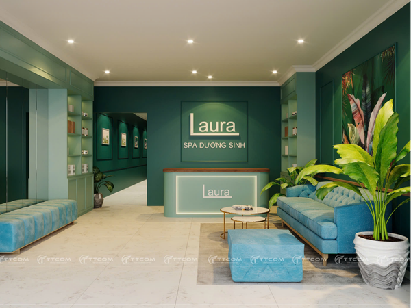 THIẾT KẾ SPA LAURA – BIẾN HÓA 100M² THÀNH KHÔNG GIAN THƯ GIÃN ĐẲNG CẤP CHỈ TỪ 150 TRIỆU
