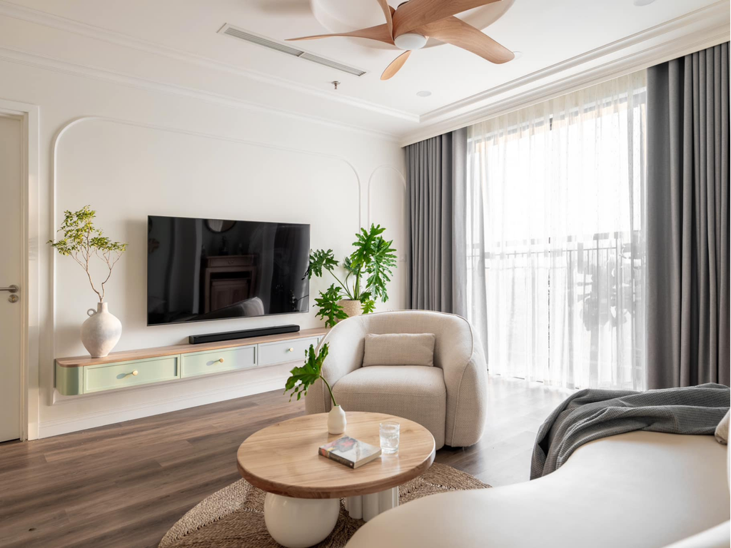 TỔ ẤM CỦA CHỊ MINH ANH – CĂN HỘ 100M² PHONG CÁCH SCANDINAVIAN KẾT HỢP WABISABI TẠI BÌNH CHÁNH