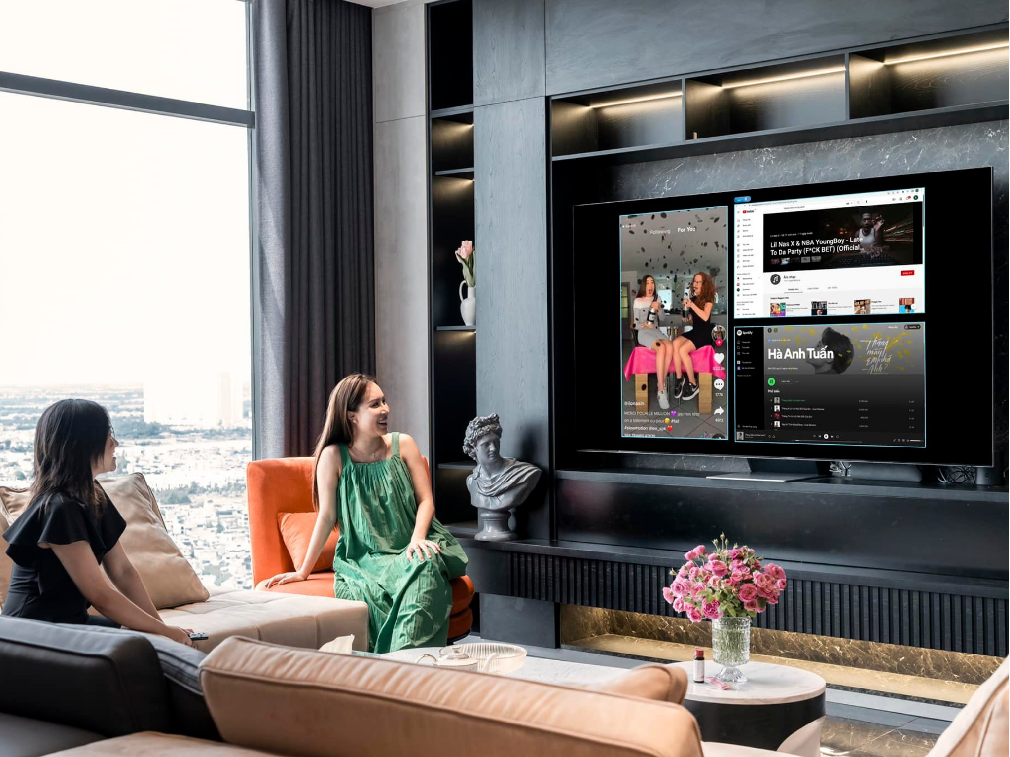 HOÀN THÀNH THIẾT KẾ NỘI THẤT CHO GIA ĐÌNH ANH TUẤN – PHONG CÁCH HIỆN ĐẠI VỚI VIEW TRIỆU ĐÔ