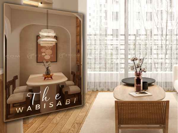 HOÀN THIỆN THIẾT KẾ NỘI THẤT CHUNG CƯ ANH THÀNH (QUẬN THỦ ĐỨC) - PHONG CÁCH WABI SABI NÉT ĐẸP CỦA SỰ BẤT TOÀN