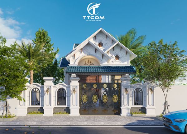 Mẫu nhà cấp 4 mái Thái 7x15m tại Bình Dương