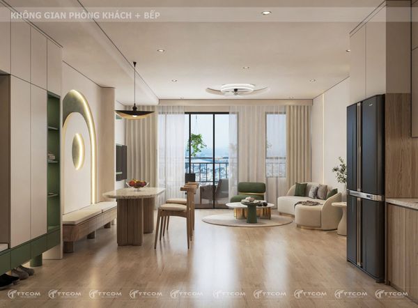 Căn Hộ 75m² Opal Boulevard | Hài Hòa Wabi-Sabi & Scandinavian – Mộc Mạc, Tối Giản, Tinh Tế