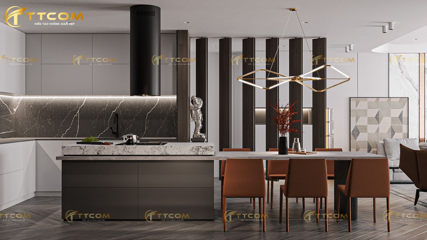 Mẫu nhà thiết kế nội thất theo phong cách hiện đại