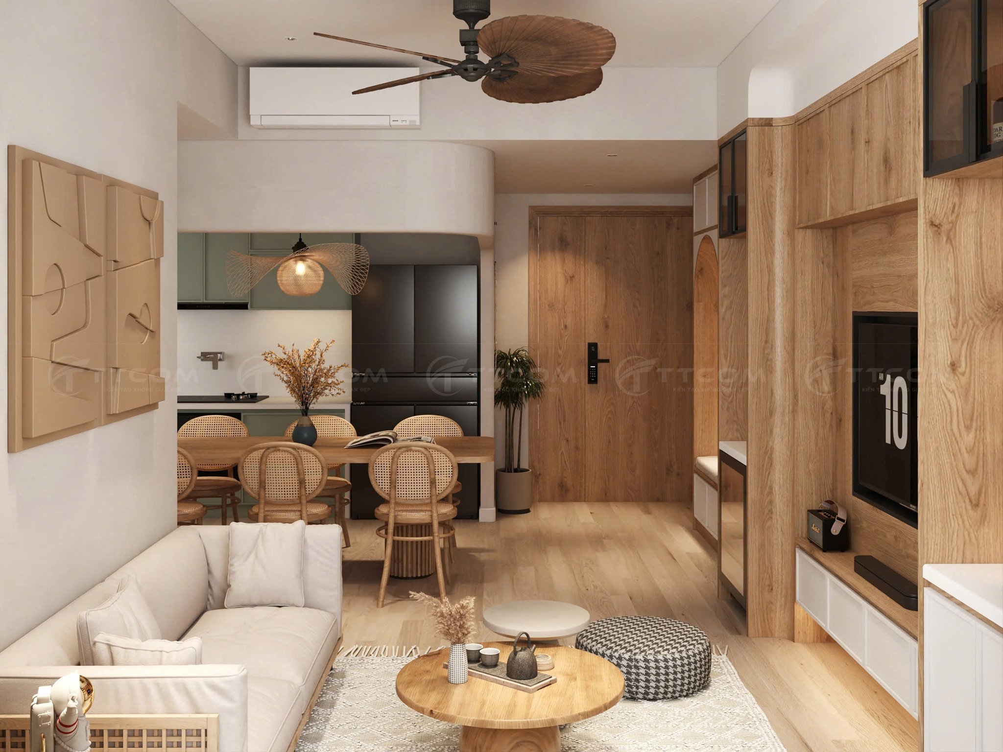 Dự án Masteri Centre Point - Thiết kế theo phong cách Wabi Sabi