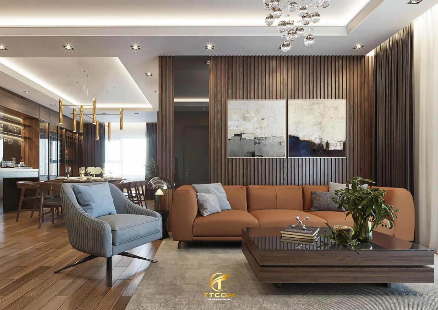 phong cách nội thất chung cư Gamuda